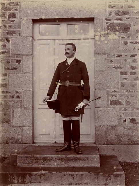 Le comte Henri de Chabannes - Tiré de l'ouvrage L'Equipage du marquis de Chambray - Photos de Maurice de Gasté (1894) - Bnf (Gallica)